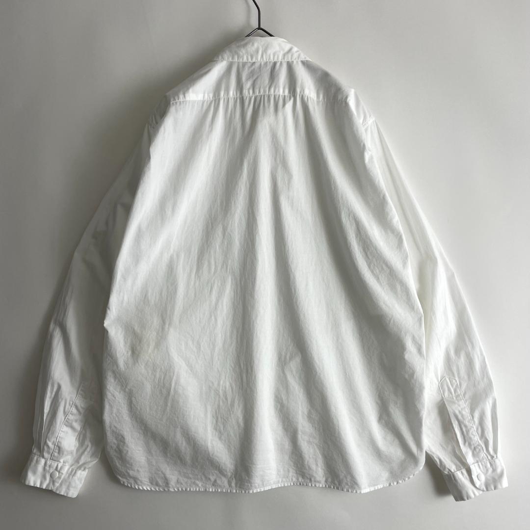 YAECA (hd) コンフォートシャツ M コットン ホワイト 白無地 日本製