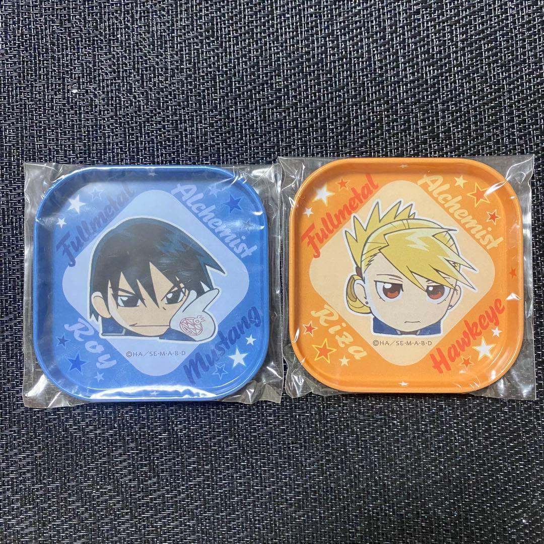 鋼の錬金術師　缶コースター　C ロイ　マスタング　D リザ　ホークアイ