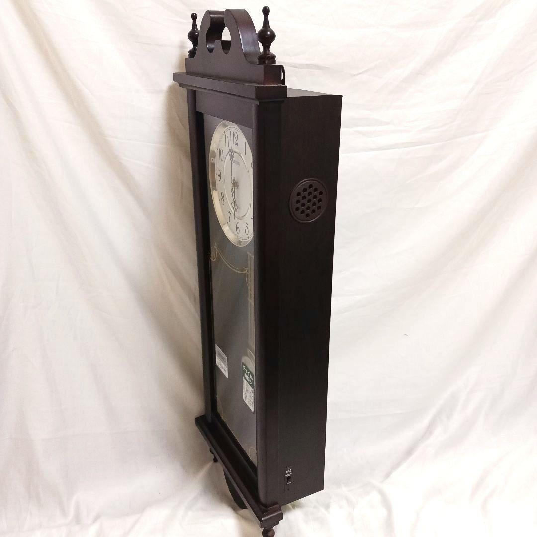 【美品 動作確認済】SEIKO 振り子時計 RQ309A 木製柱時計 掛け時計