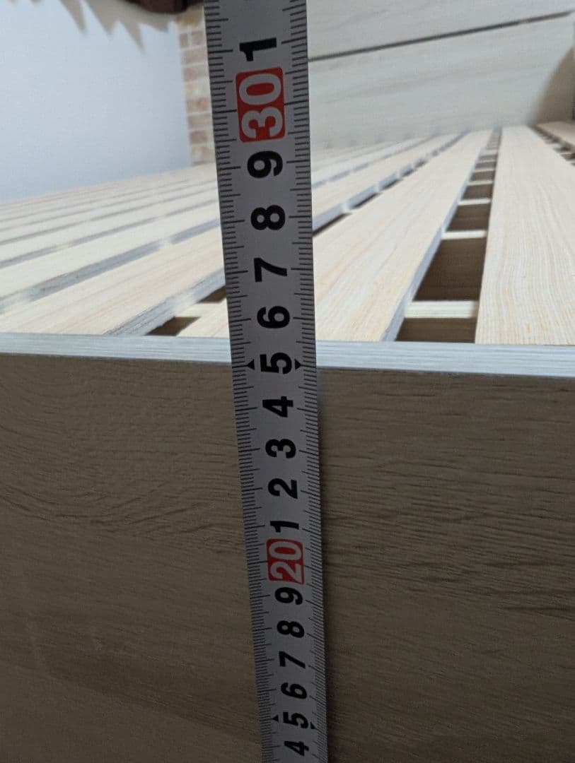 シングルスラットベッドフレーム 約20cm