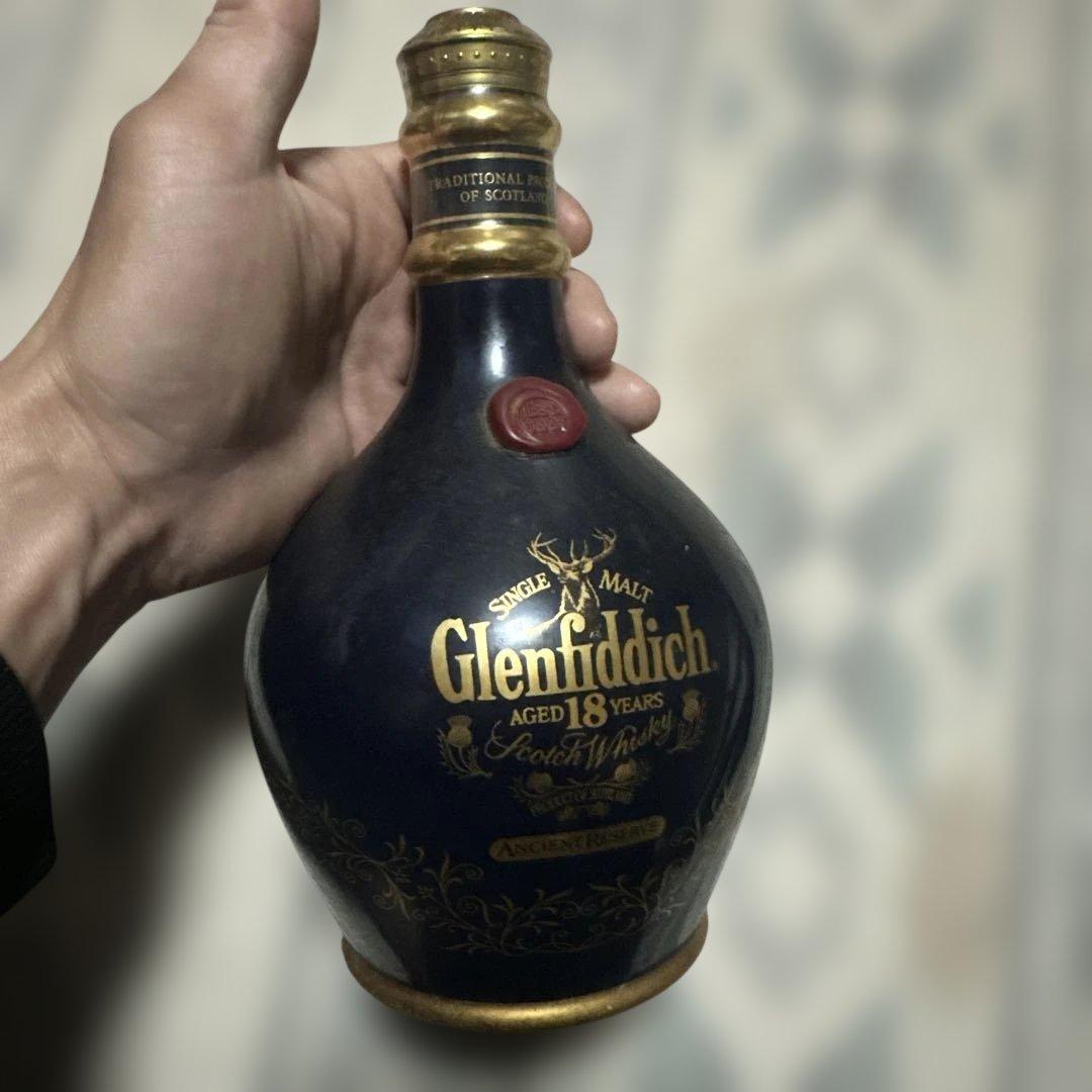 グレンフィディック 18年 エイシェントリザーブ 青 陶器ボトル　早い者勝ち