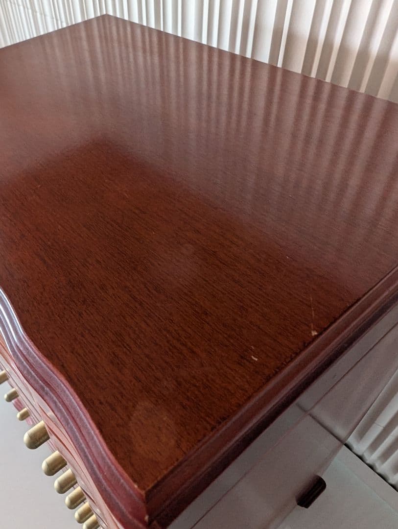 レトロ木製ジュエリーボックス 大容量 宝石箱 アンティーク調