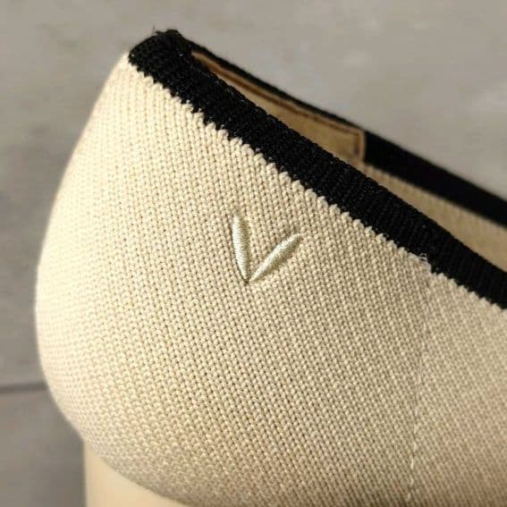 【人気デザイン】極美品VIVAIA【40】バイカラー チャンキーヒール パンプス