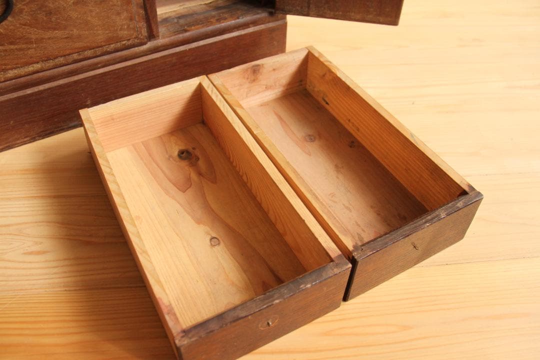 棚　木製　２段　古道具　古家具　アンティーク　ヴィンテージ　レトロ