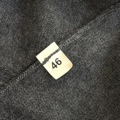 美品 グランサッソ ドライバーズニット カーディガン グレー 46 tz6