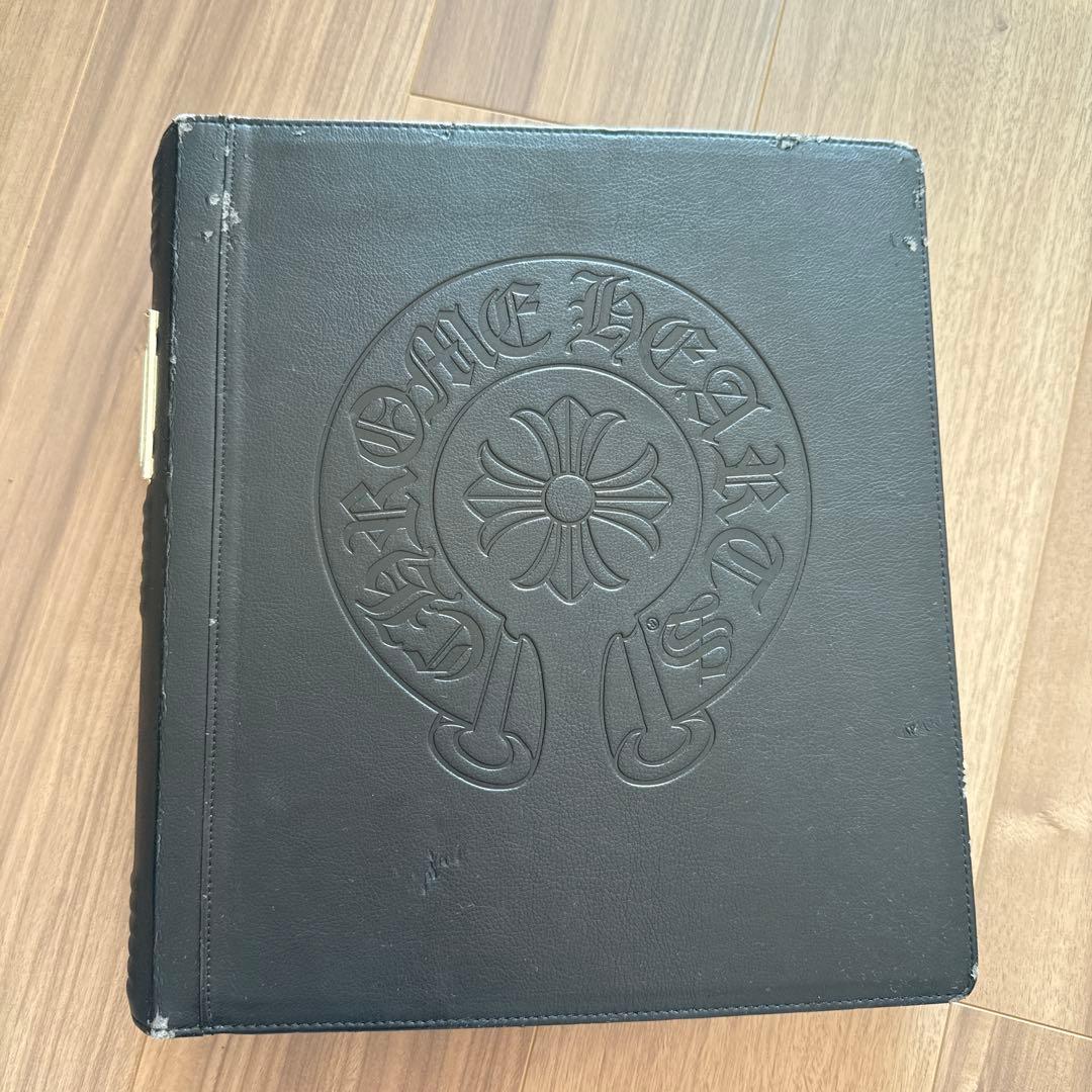 【再値下げ】稀少Chrome Hearts エンボスバインダー ブラック