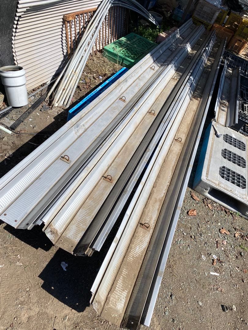 【引き取り限定】ビニールハウス連棟用レインペット