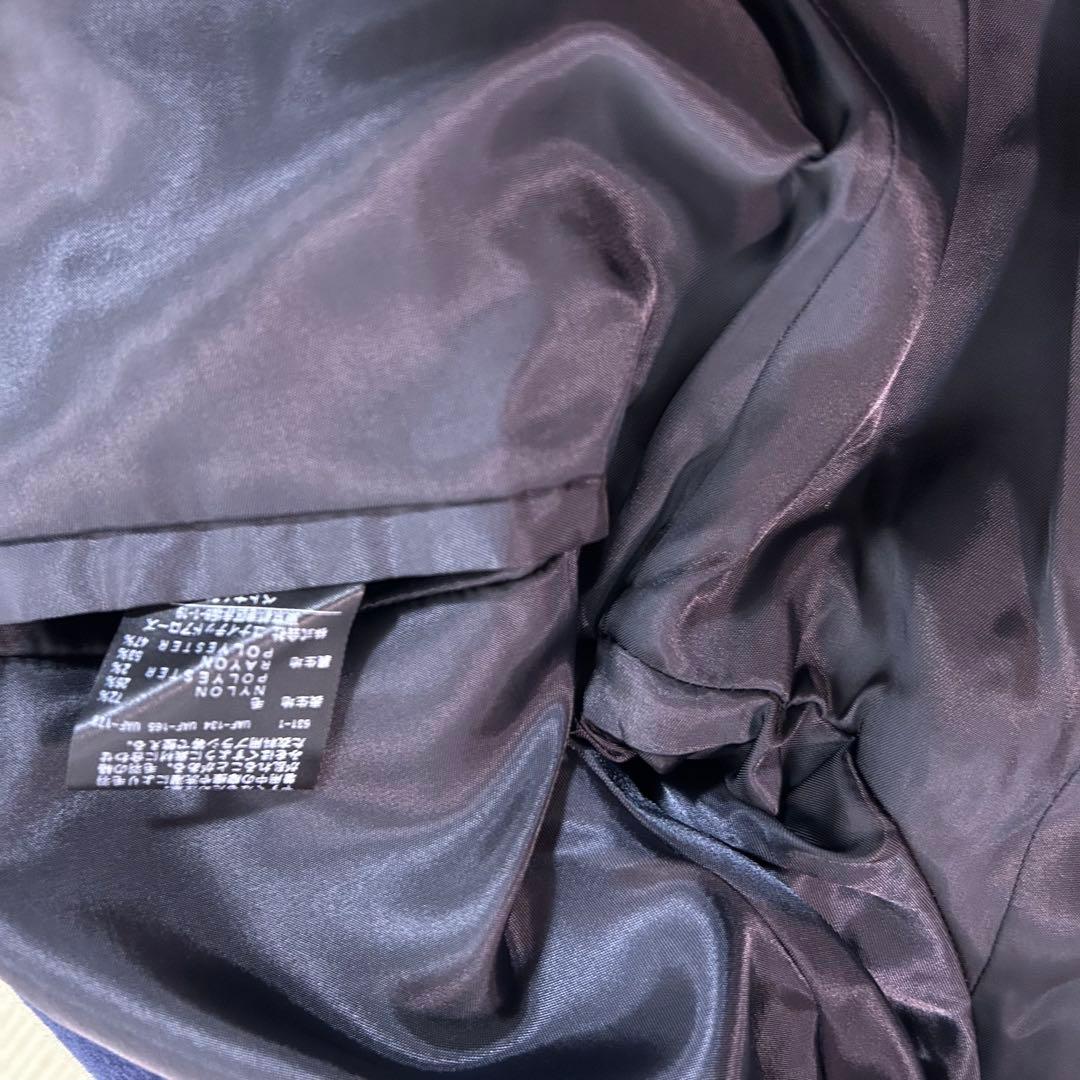 BEAUTY&YOUTH ソリッド 120S メルトン チェスターコートネイビー