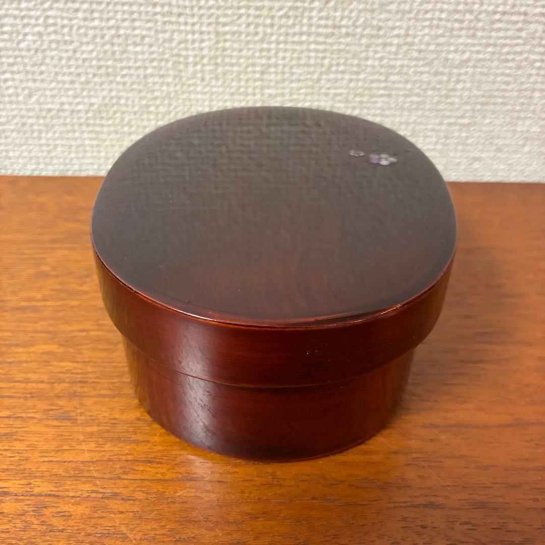 希少【駿河漆器】曲げわっぱ 螺鈿細工 お弁当箱 名工 細田豊作 伝統工芸品