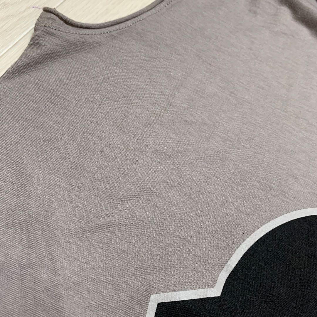 MONCLER Rick owens タンクトップ ロゴ入り　グレー　4S408