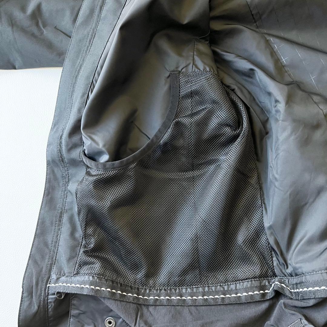 3234【美品】バートン　ジャケット ゴアテックス 無地 メンズ 黒　S