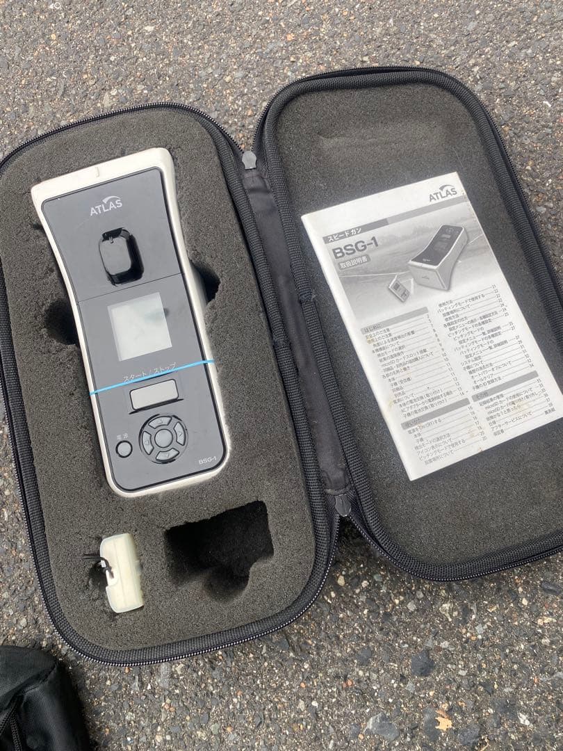 スピード測定器　ATLAS BSG-1 測定器 ケース付き