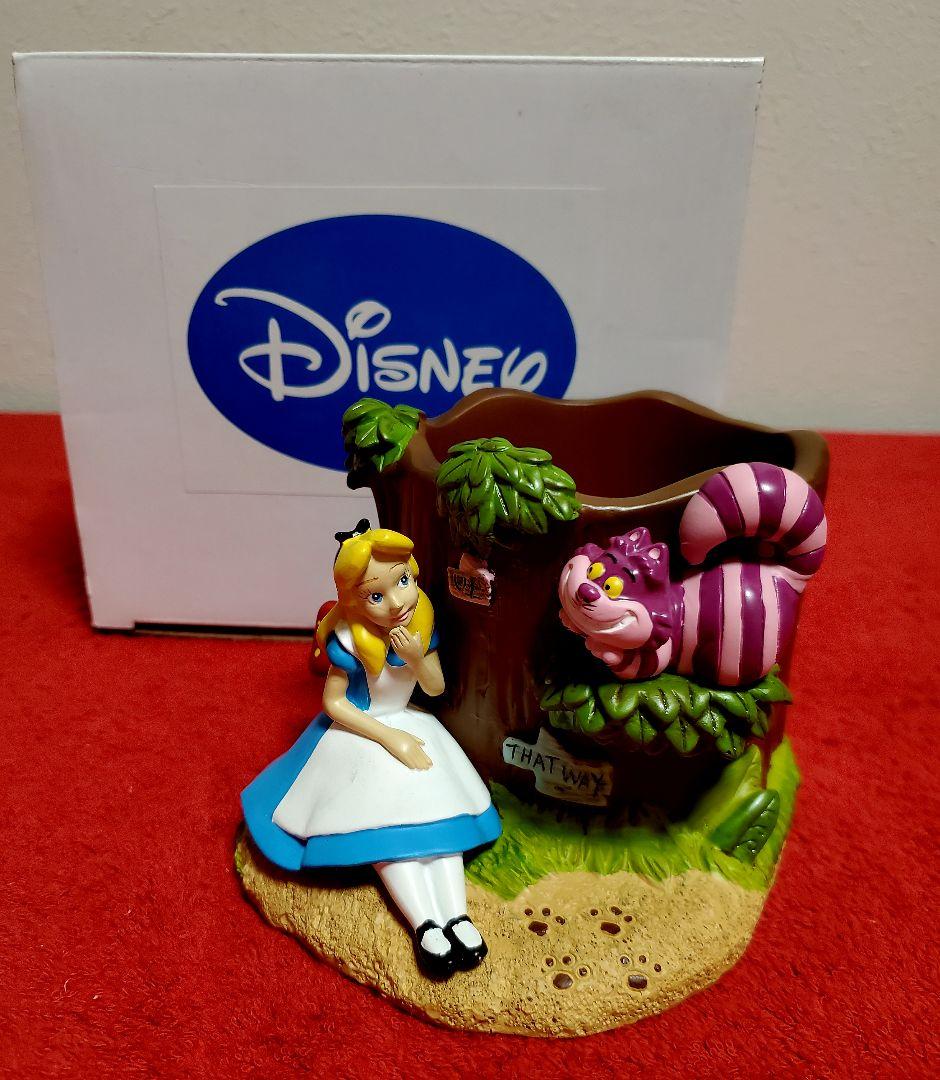 加藤工芸 不思議な国のアリスとチェシャ猫のプランター