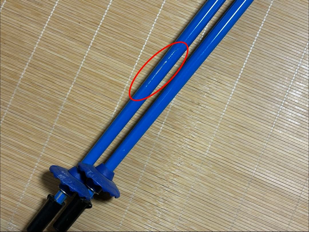 SALOMON TEAM スキー板 130cm 青　ブーツ　ストック　3点セット