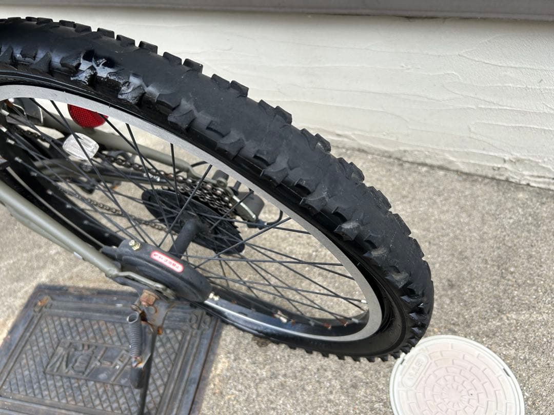 Jeep キッズバイク 22インチ オリーブグリーン【現地引き取り限定】京都市