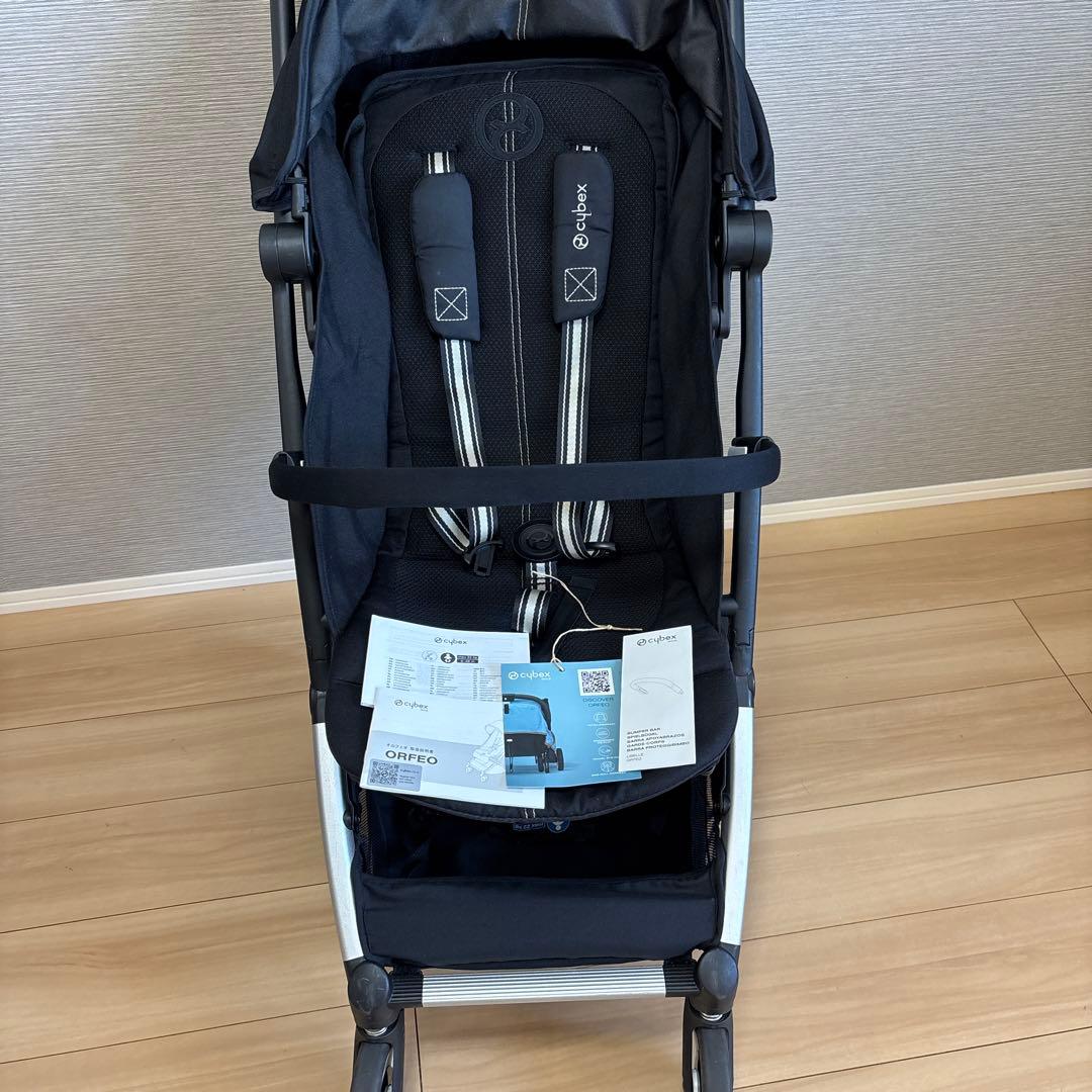 名古屋市　2024 cybex オルフェオ　 ベビーカー　バー付き