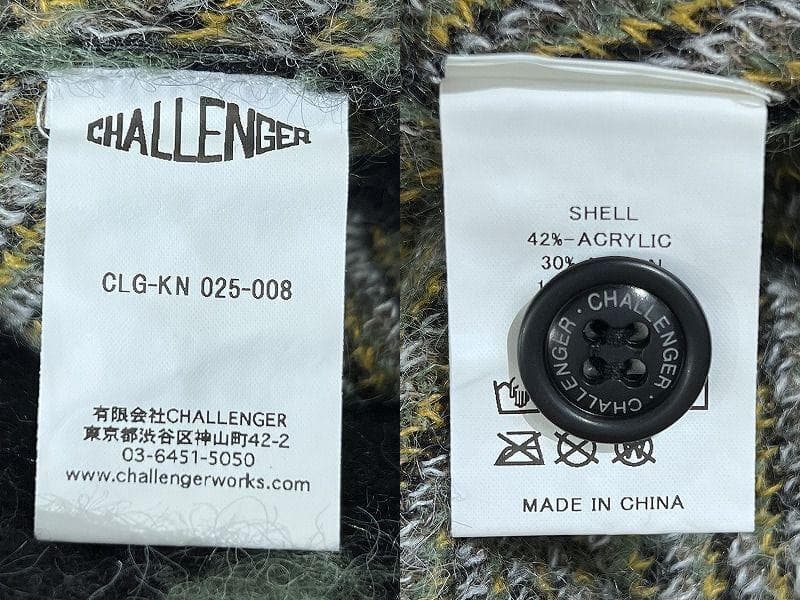 専用25AW 極美品 チャレンジャー ネイティブ イーグル モヘア カーディガン