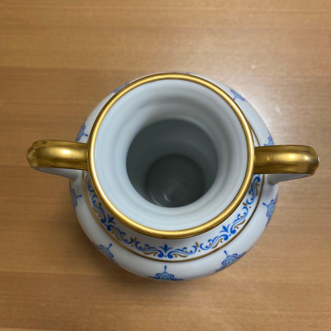 Noritake ノリタケ 花瓶 白磁 耳付花瓶 花器