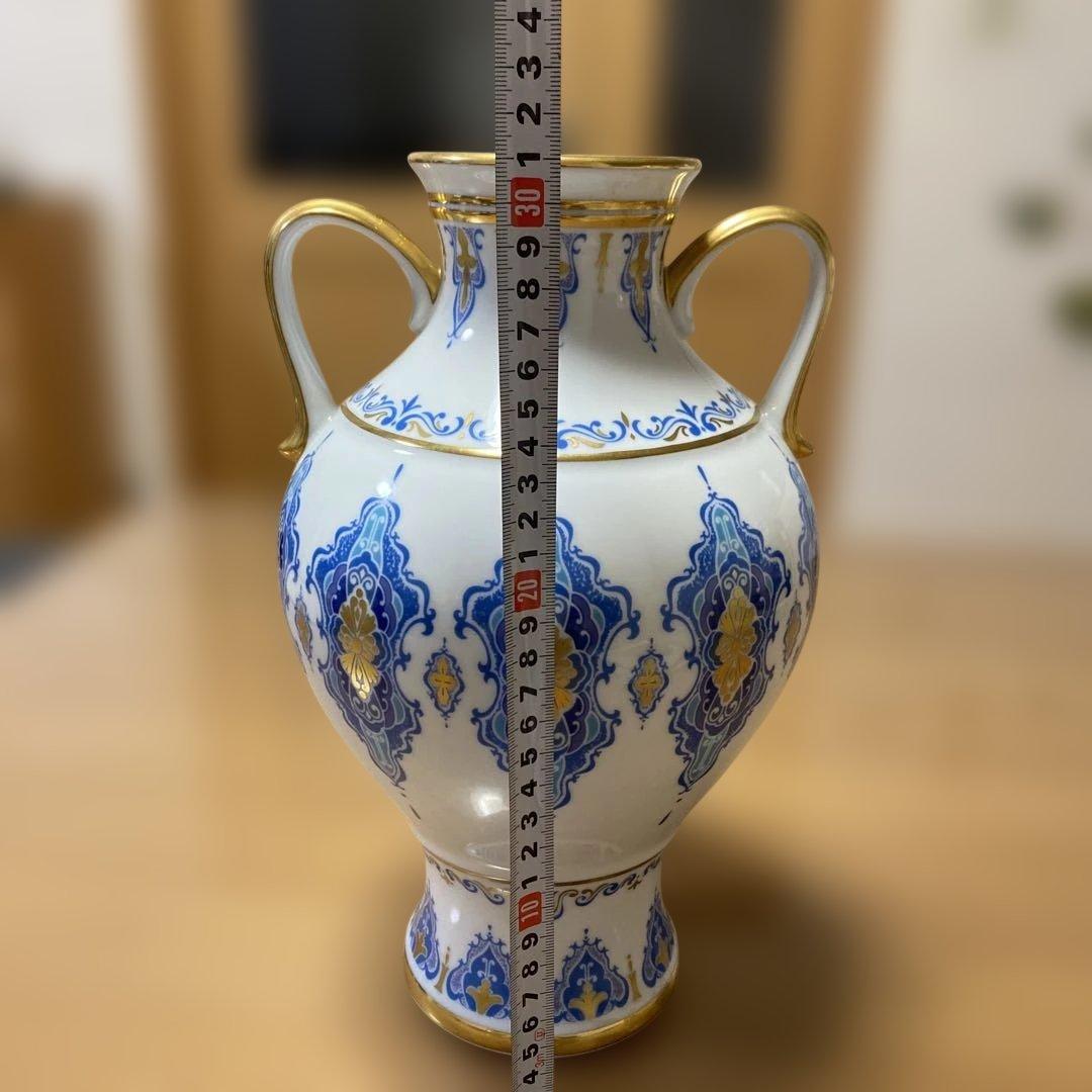 Noritake ノリタケ 花瓶 白磁 耳付花瓶 花器