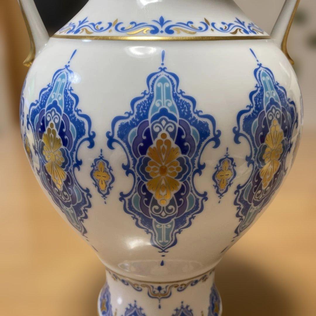 Noritake ノリタケ 花瓶 白磁 耳付花瓶 花器