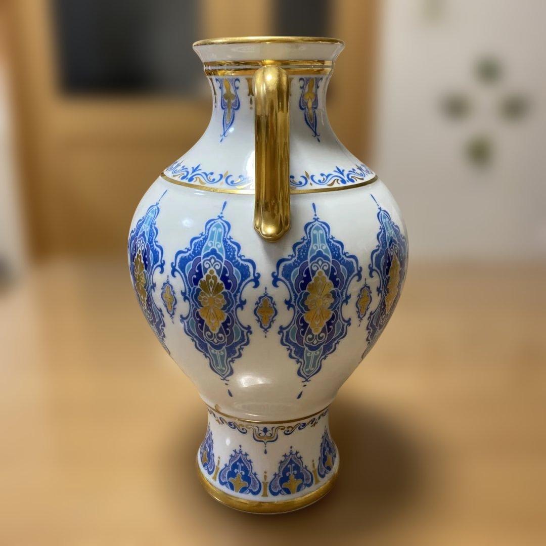 Noritake ノリタケ 花瓶 白磁 耳付花瓶 花器