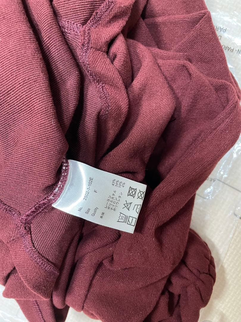 poláura 3wayクロスワンショルダートップス red