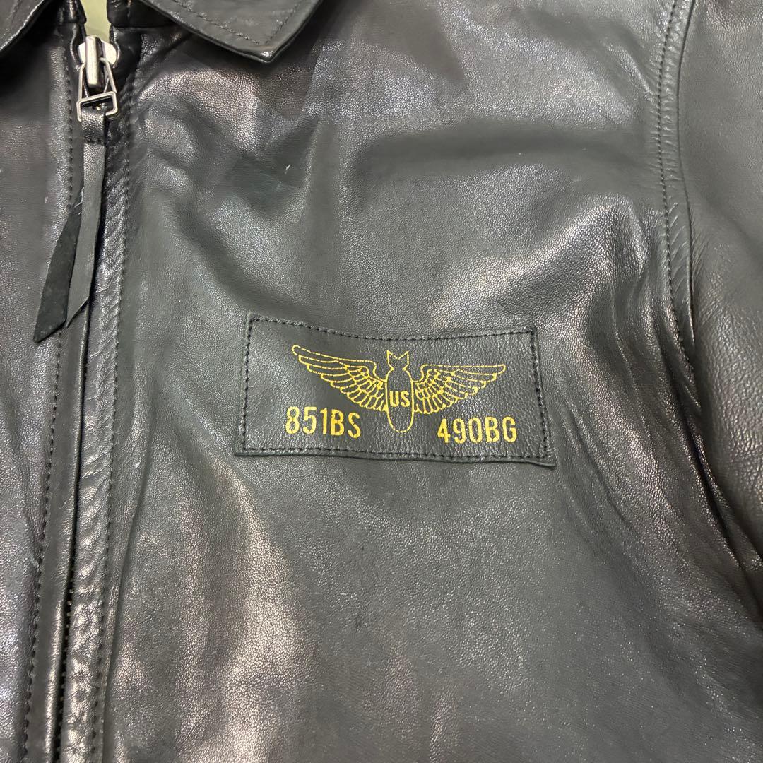 h*t様 ラムレザージャケット　アヴィレックス　AVIREX　ブルゾンジャケット