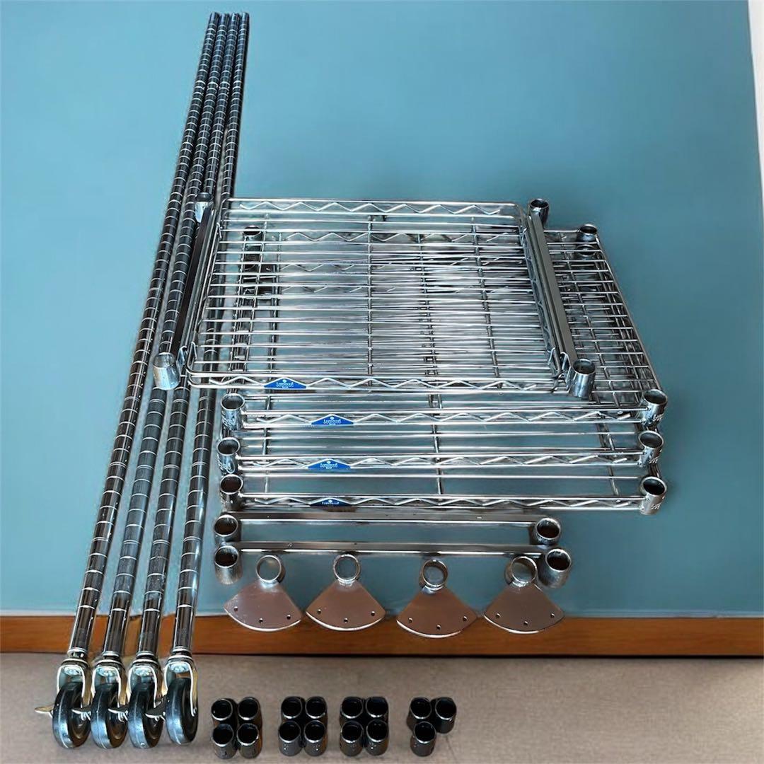 Luminous ラックキャスター付 キズ汚れサビあり