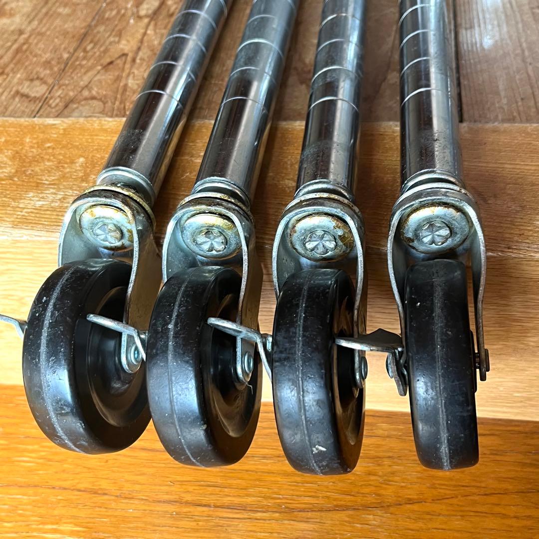 Luminous ラックキャスター付 キズ汚れサビあり