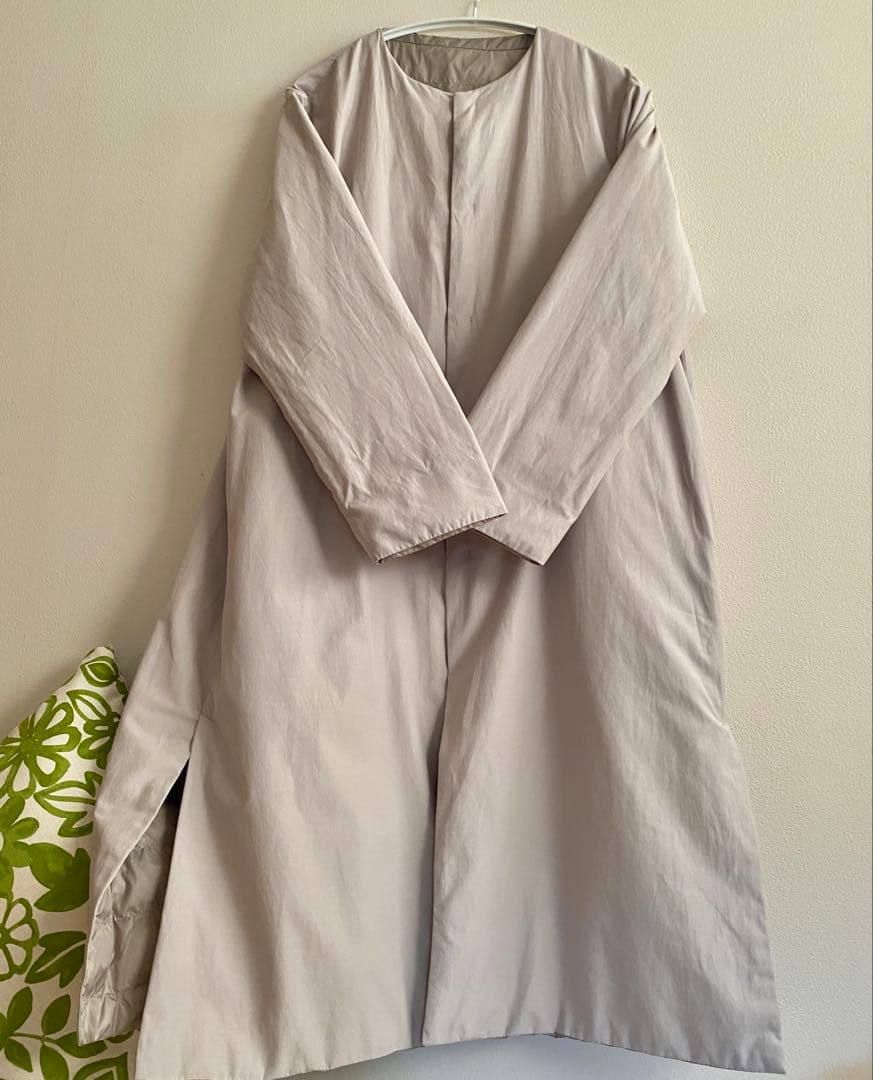 Plantation　ライトリバーダウンコート　薄ベージュ　プランテーション