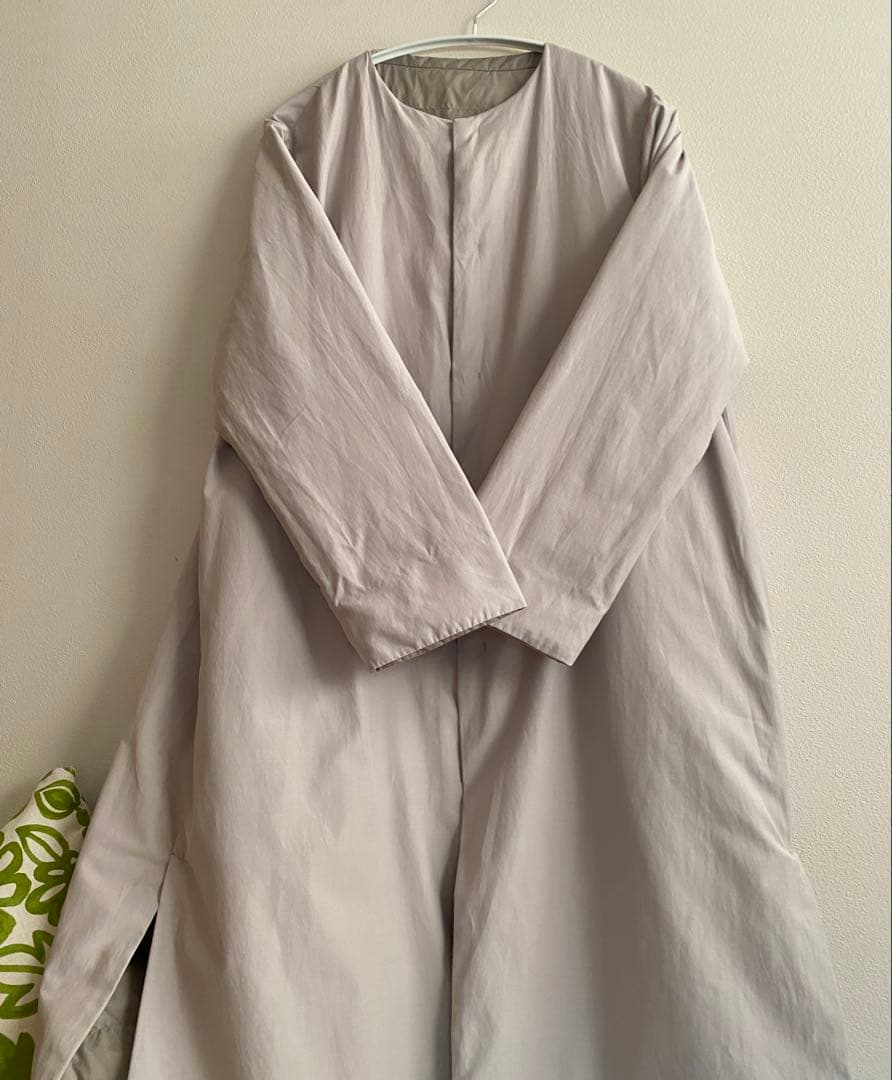 Plantation　ライトリバーダウンコート　薄ベージュ　プランテーション