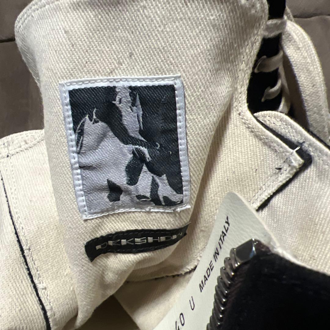 靴 RickOwens DRKSHDW Ramones sneaks 40