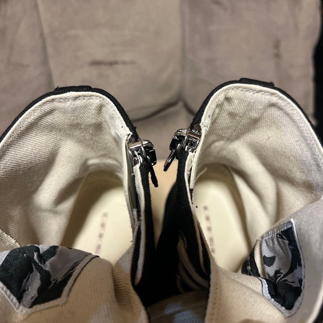 靴 RickOwens DRKSHDW Ramones sneaks 40