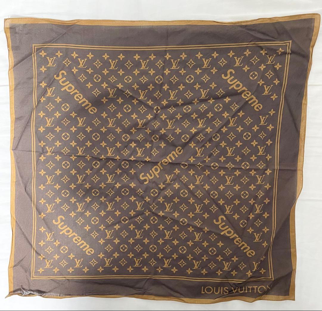 Louis Vuitton x Supreme モノグラムバンダナ