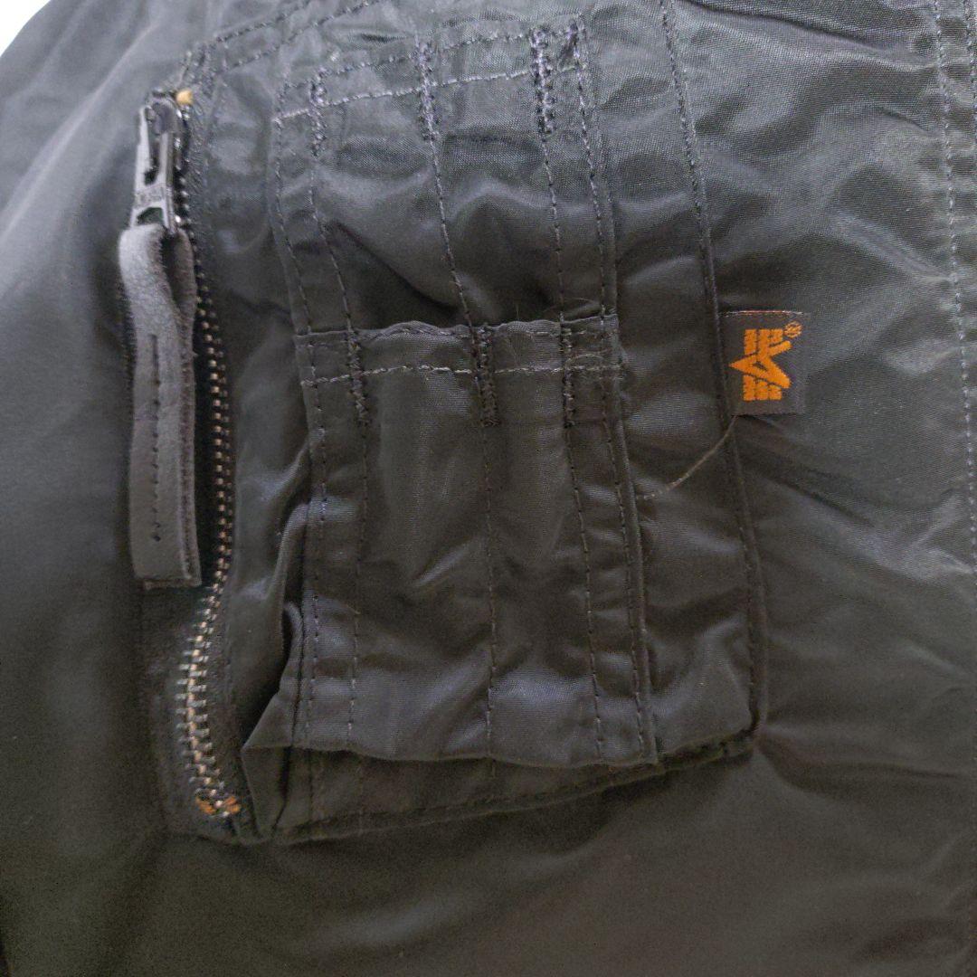 【Mサイズ】【希少ブラック】【N-2B】【アルファ】【ビンテージ美品】USA製