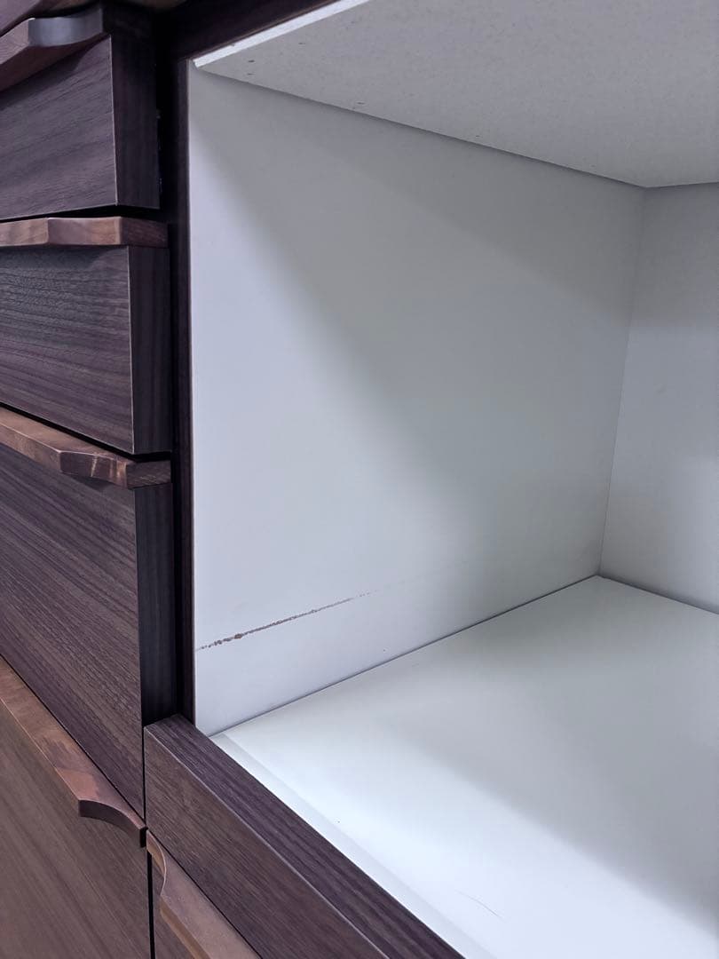 W1200食器棚 スライドカウンター付き