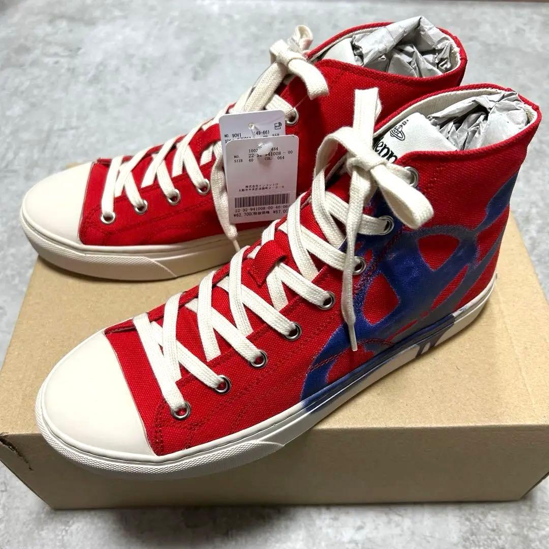 Vivienne Westwoodスニーカー　レッド　オーブペイント25㎝