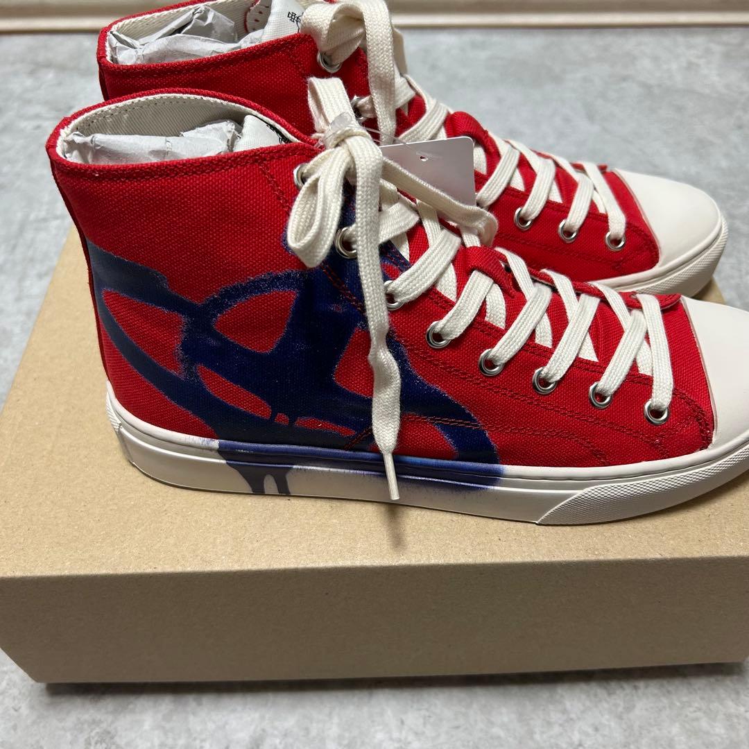 Vivienne Westwoodスニーカー　レッド　オーブペイント25㎝