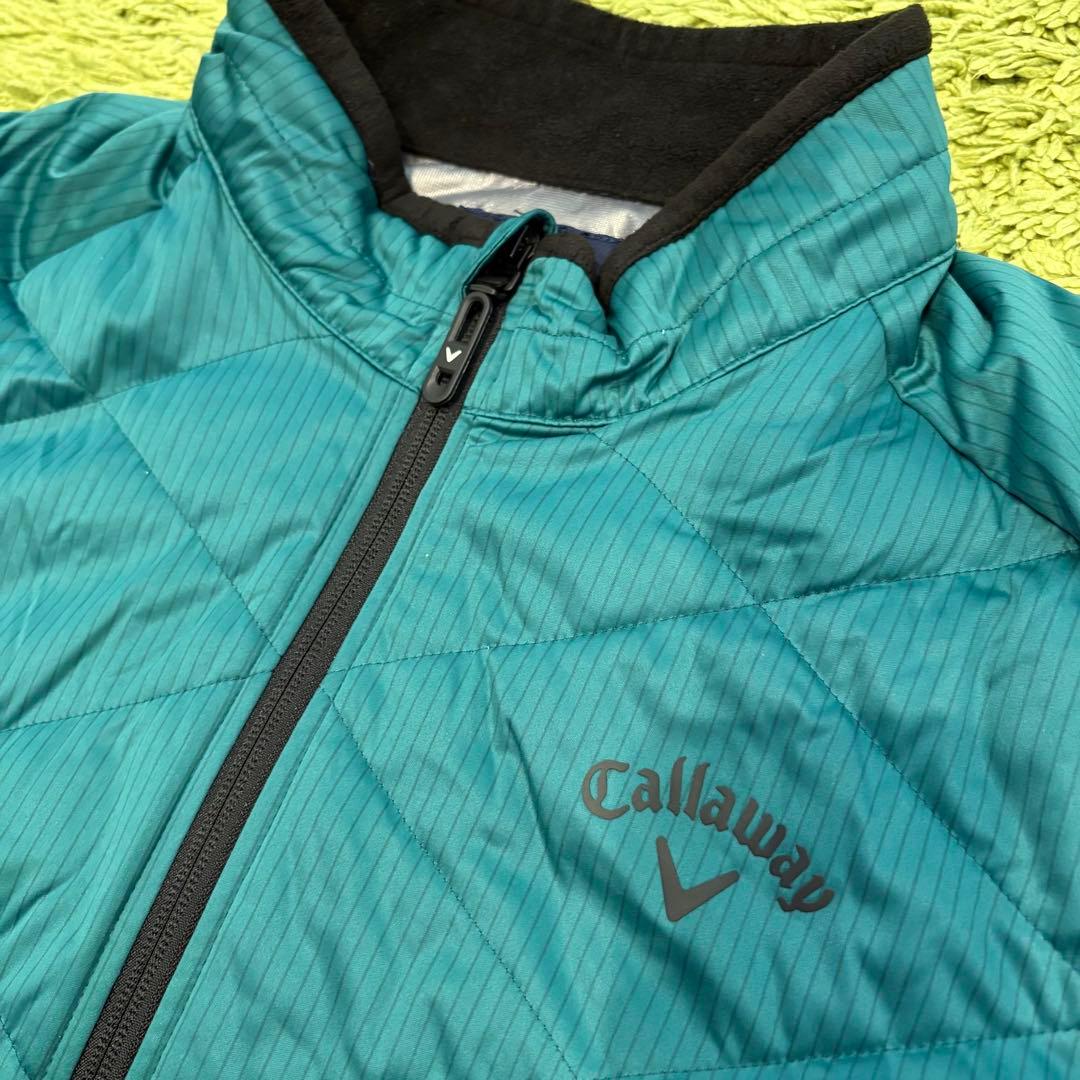 キャロウェイ callaway 中綿ジャケット スターストレッチ 緑 3L