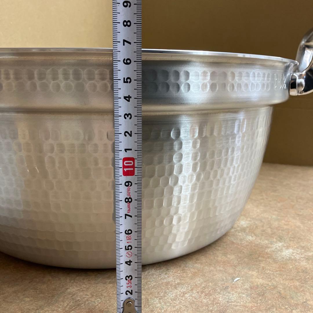 お値下げしました。アカオアルミ料理鍋36㎝業務用