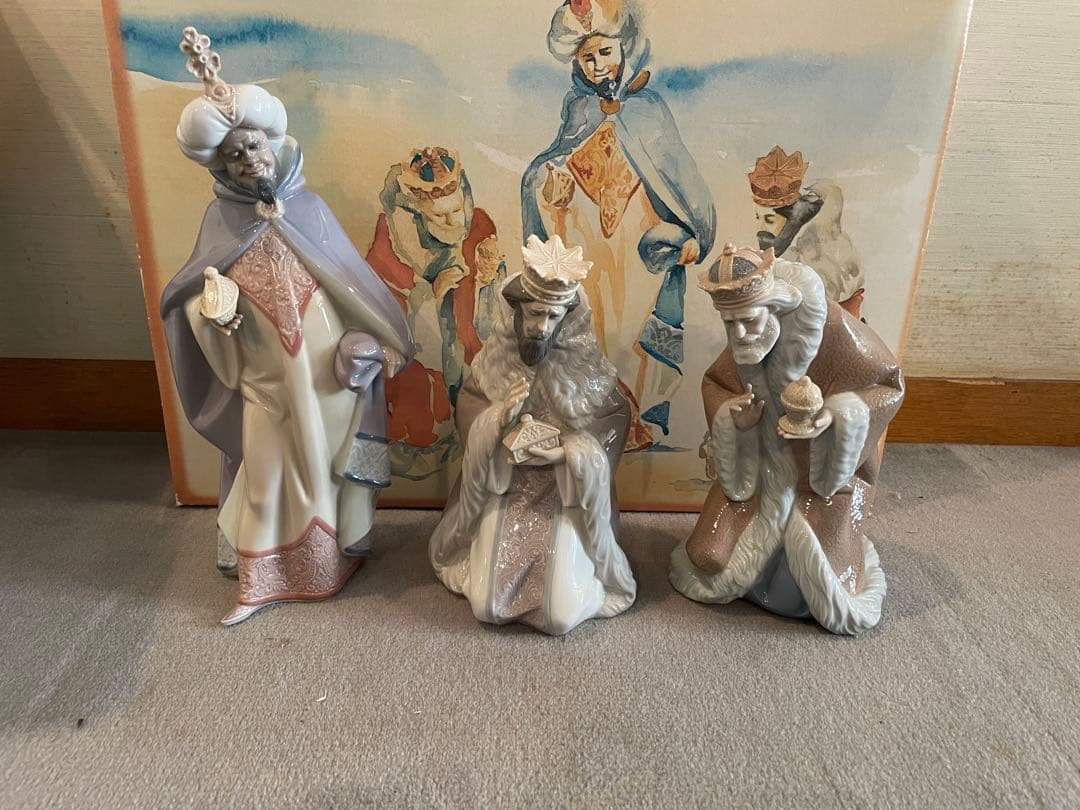 リヤドロ Lladro キリスト　3人賢者