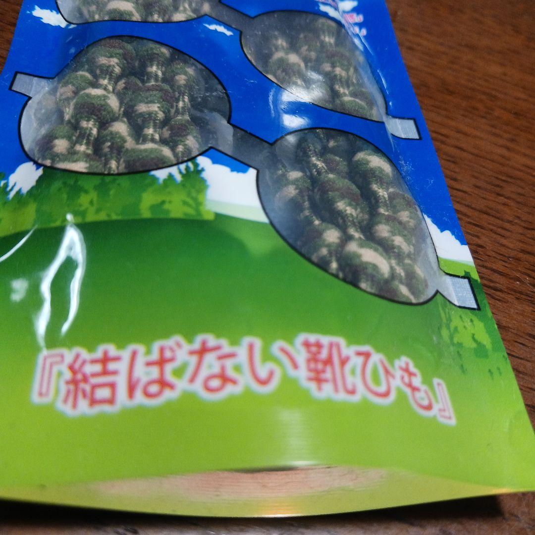 ❌結ばない靴ひも(❁ᴗ͈ˬᴗ͈)新品　アーミー柄