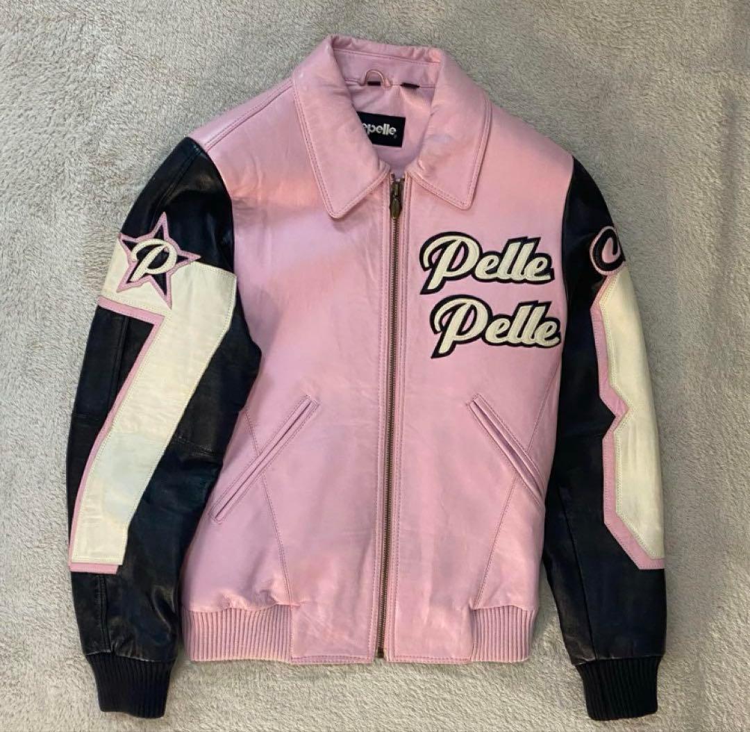 ⭐*︎様 pelle pelle ペレペレ　レザージャケット　ピンク