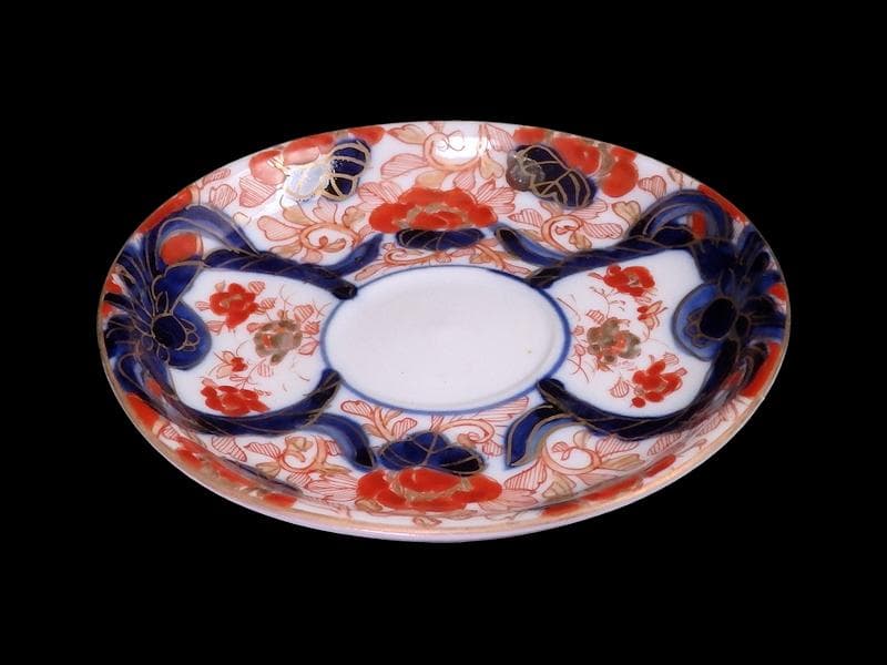 古伊万里　金襴手　花鳥紋に鳳凰の図　４寸皿　５枚　D047AS-DBu