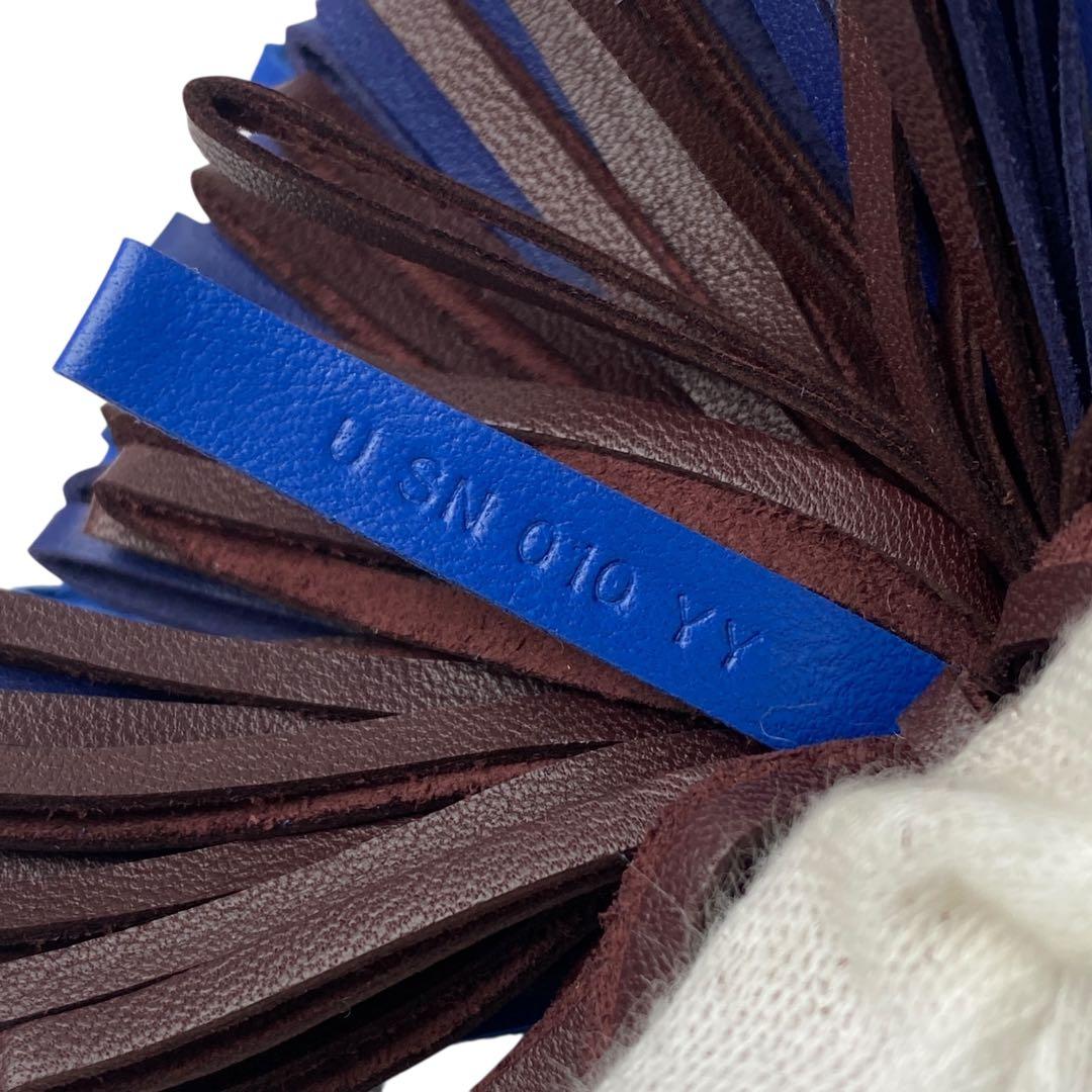 未使用 エルメスHERMES カルメン キーリング ラムスキン U刻印