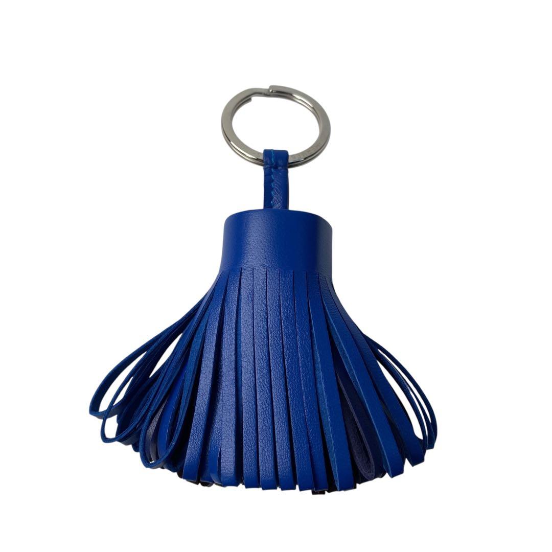 未使用 エルメスHERMES カルメン キーリング ラムスキン U刻印