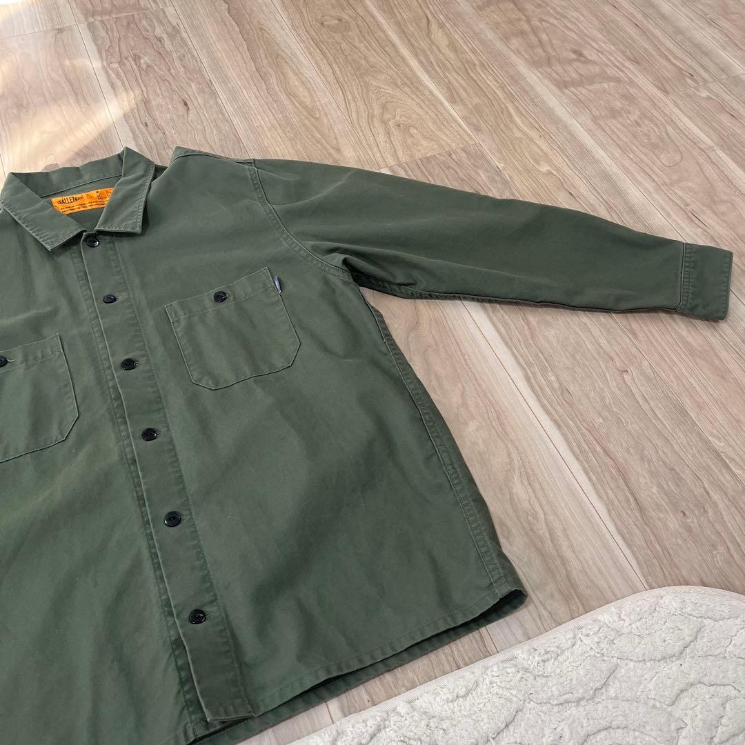 オリーブ 長袖シャツ challenger PORKCHOP 長瀬智也