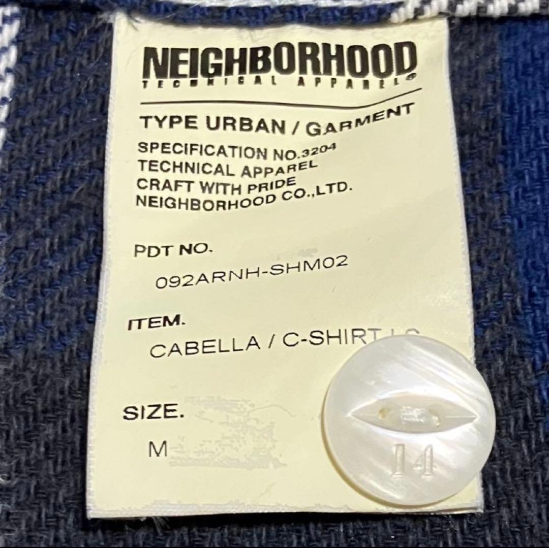 NEIGHBORHOOD　ネイバーフッド　ネルシャツ　総柄シャツ　チェック柄