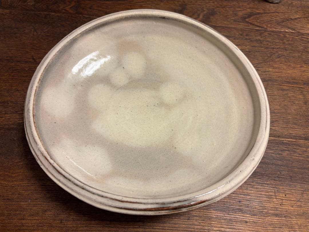 新品未使用 与那国 やちむん 山口陶工房 山口和昇作 大皿 .