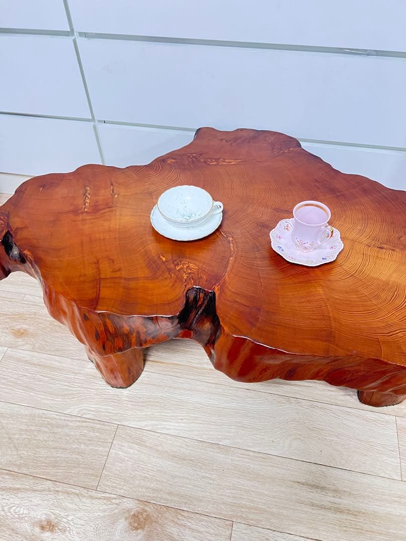 激安送料込‼️ テーブル 一枚板 座卓テーブル 天然木 重厚